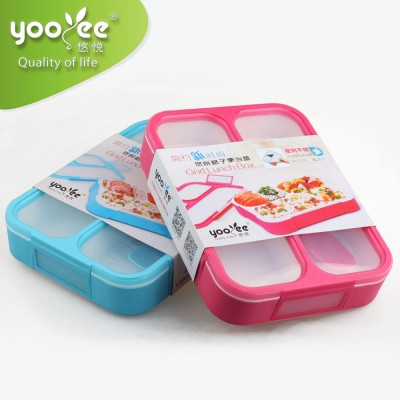 Plastic Material Reusable Lunch Box Container