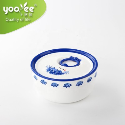 Leakproof Round Plastic Container with Lid